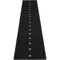 Pappelina Peg Rug 70x450 Cm /Lin - Vloerkleden met motieven Polyester Black - PEX745