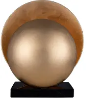 Globen Lighting Orbit tafellamp Messing-zwart