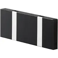 LoCa Knax Horizontal 2 - Haken en hangers Metaal Black - 10252