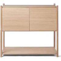 Gejst Sceene Boekenkast C Licht - Kasten en vitrinekasten Eiken Light Oak - 20266