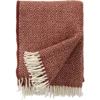 Klippan Yllefabrik Stella Plaid 130x200 Cm Roest - Plaids & dekens Lamswol Orange - 202210