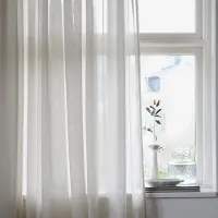 Mimou Lyx Hotellvoile Curtain 290x250 Cm Natural - Gordijnlengtes Polyester Nature - WIS17902