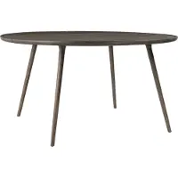 MATER Accent eettafel rond eikenhout sirka grey, ø140 cm