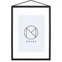 MOEBE Frame A4 Montuur 23x31,7 Cm Zwart - Lijsten Aluminium Black - FABA4