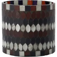 House Doctor Mosa Kaarshouder Bruin 10x10 Cm - Kaarshouders Glas Brown - 209511000