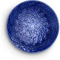 Mateus Lace bord, 20 cm Blauw