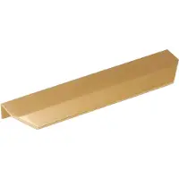 Beslag Design Vann Profile Handgreep 200 Geborsteld Messing - Knoppen en deurgrepen Aluminium Brushed Brass - 370262-11