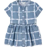 Stella McCartney KINDEREN Tye Dye Denim Jurk Blauw - Maat 128