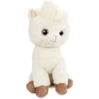 Take Me Home knuffel schaap glitter junior 29 cm pluche wit