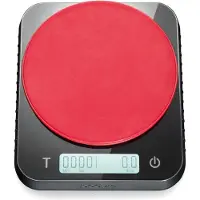 Bodum Bistro keukenweegschaal 13x15,7 cm Zwart-rood