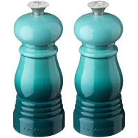 Le Creuset - Set van 2 Kleine Molens Caribbean Blue 11cm