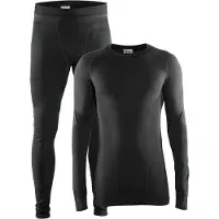 Craft Seamless Zone Thermoset - Baselayer 2-pack - Zacht en comfortabel - BLACK
