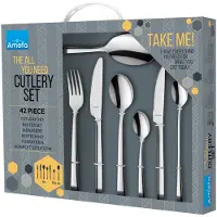 Amefa Manille - 42 delige All You Need bestekset - Voor 6 personen - RVS