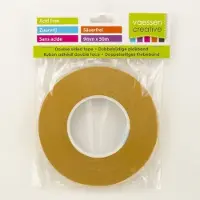Vaessen creative Tape - dubbelzijdig - wit - 9mmx50m
