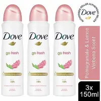Dove Deodorant - Go Fresh Pomegranate - Voordeelverpakking 3 x 150 ml