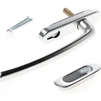 Hoppe Hef/schuifdeurbeslag Blind aluminium F1
