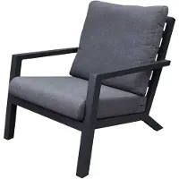 AVH-Collectie Malaga lounge tuinstoel aluminium antraciet