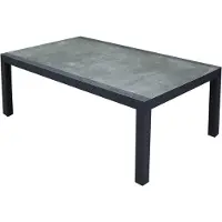 AVH-Collectie Malaga / Monaco lounge tuintafel 120x70xH43 cm aluminium antraciet