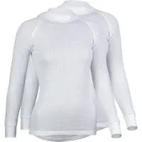 Avento Thermoshirt Lange Mouw Vrouwen - 2-Pack - Wit - Maat 40