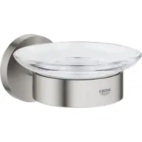 GROHE Essentials Zeepschaal met houder Supersteel