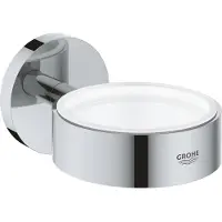 GROHE Essentials glas/zeephouder Chroom