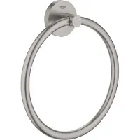 GROHE Essentials Handdoekring Supersteel