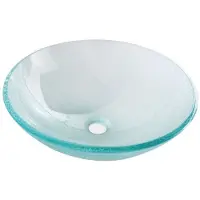 Sapho Mendoza ICE glazen waskom 42cm transparant