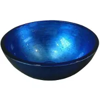 Sapho Murano glazen waskom 40cm blauw
