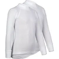 Avento Thermoshirt Kinderen - 2-Pack - Wit - Maat 128