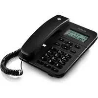 Motorola CT202 vaste telefoon - handenvrij spreken - nummerweergave (FSK) - zwart