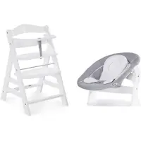 Hauck Alpha+ White Kinderstoel - Wit FSC gecertificeerd beukenhout