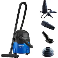 Nilfisk BUDDY II 12 HOME EDITION, geschikt voor zowel nat- als drooggebruik, zwart, blauw, 12 liter, 20 kPa, 200 mbar, 4 meter