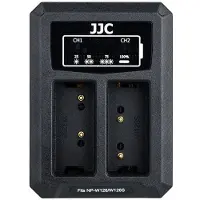JJC DCH-NPW126 USB Dual Battery Charger (voor Fujifilm NP-W126 accu)