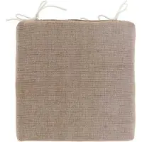 Unique living | Chairpad rib 40x40cm coconut | Kussen woonkamer of slaapkamer