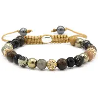 Karma Jewelry armband bruin female