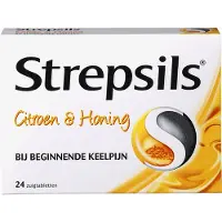 Strepsils Zuigtabletten Citroen & Honing 24 tabletten