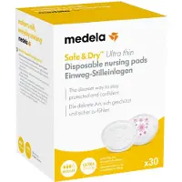 Medela Safe & Dry Ultra Thin Wegwerpbare Borstkompressen 30 St Compressen