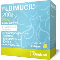 Fluimucil Pastille 200 mg 20 zuigtabletten