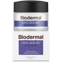 Biodermal Anti-aging nachtcrème 60+ - Anti-aging - Niacinamide - 50ml