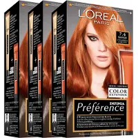 L'Oréal 3x Préférence Permanente Haarkleuring 5.21 Koel Lichtbruin