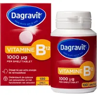 Dagravit Vitamine B12 1000 mcg Smelttabletten
