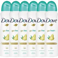 Dove 2+2 gratis: 6x Dove Deodorant Spray Go Fresh Peer en Aloe Vera 150 ml