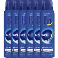 Fa Sport deodorant spray - 6 x 150 ml - voordeelverpakking