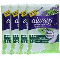 Always 4x Always Discreet Incontinentieverband Normaal 12 Stuks