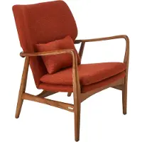 Pols Potten Chair Peggy Fabric Smooth Rust