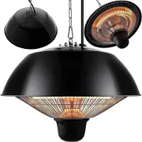 Perel PHC1500 Hangende elektrische terrasverwarmer 1500W halogeen zwart