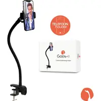 Develop-free Telefoonhouder universeel met klem en flexibele hals 55 cm