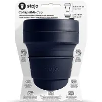 Stojo - Biggie Cup - Koffie Theebeker - 470 ml - Herbruikbaar - Opvouwbaar - Denim
