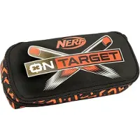 Hasbro etui Nerf junior 10,5 x 23,5 cm polyester zwart 27 delig