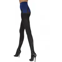 Pretty polly Panty - Fashion - Joanne Hynes - Luxe Embellished - One Size 36/42 - Zwart Multi